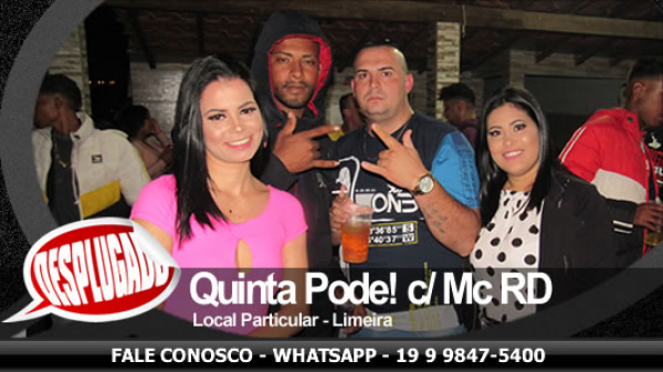 20/11/2020 - Quinta Pode! com Mc RD