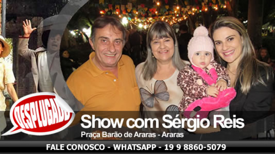 15/06/2019 - Arraiá na Praça com Show de Sergio Reis