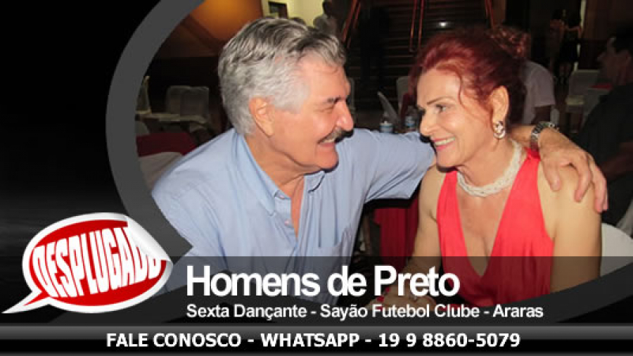 13/09/2019 - Sexta Dançante com Homens de Preto