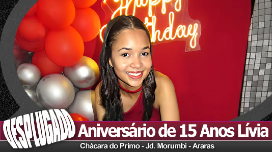 11/10/2025 - Aniversário de 15 Anos da Lívia