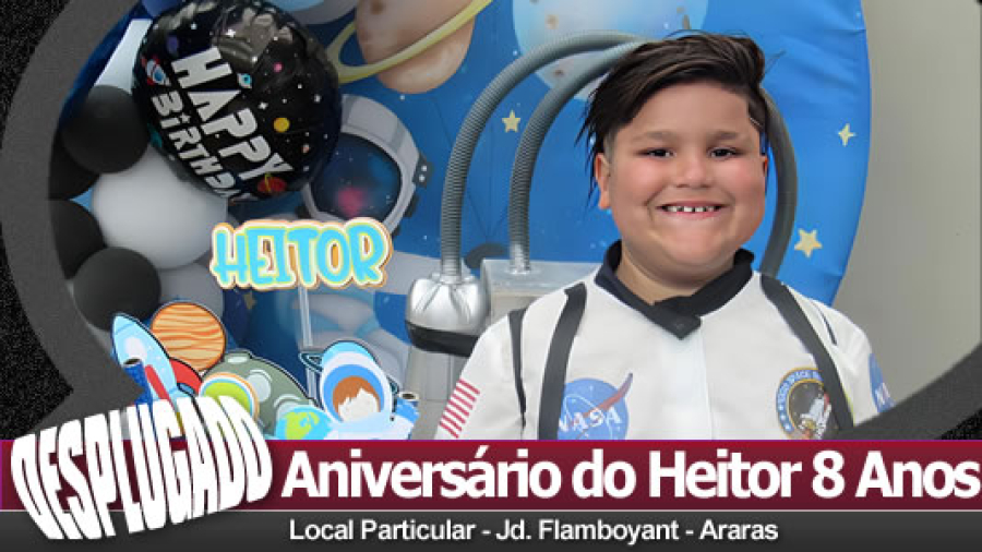 07/12/2024 - Aniversário do Heitor- 8 Anos