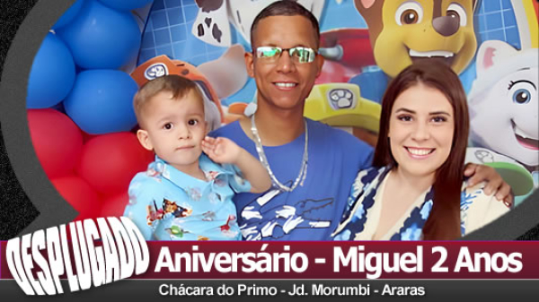 23/11/2024 - Aniversário - Miguel 2 Anos